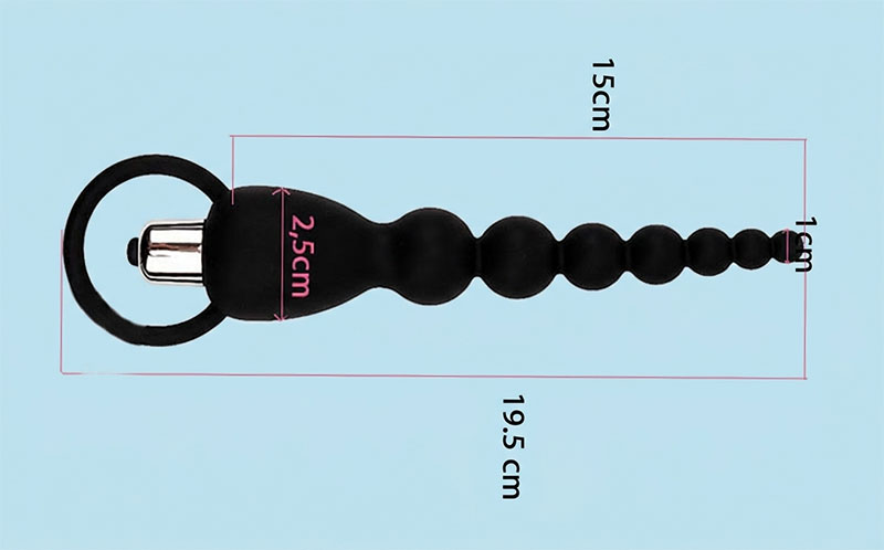 Máy rung hậu môn Black Mont massage giải tỏa sinh lý nam nữ